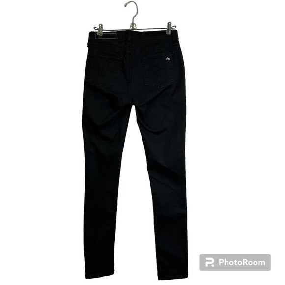 Rag & Bone Black Mid Rise Leggings‎ Skinny Jeans size 26 - Picture 5 of 13